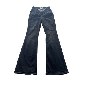 BDG Black Ruched Front Flare Leg Jeans Size 28